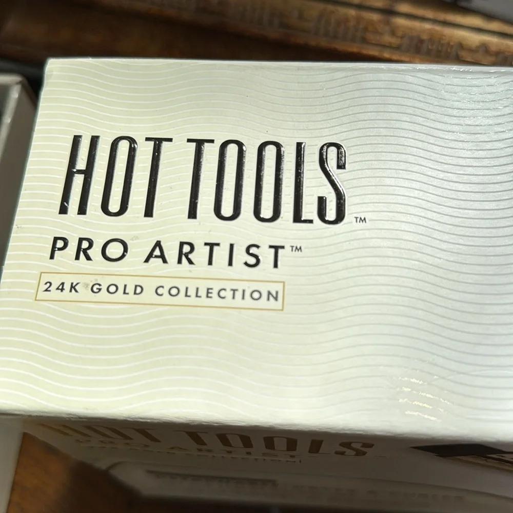 Hot Tools Pro Artist 24K Gold collection Detachable Dryer & Curler- Black & Gold